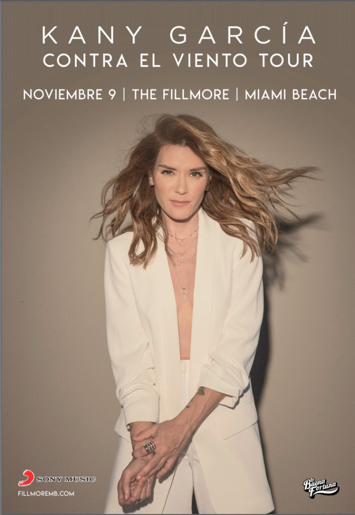 KANY GARCIA concierto en Miami Nov 9 The Fillmore Miami Beach #ContraElVientoTour #BuenaFortuna Tickets http://bit.ly/KanyMiami